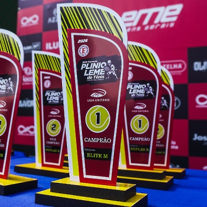30.08.2026 - XXII TORNEIO PLÍNIO LEME DE TÊNIS 2026 - (3ª SEMANA  - FINAL E CONFRATERNIZAÇÃO)